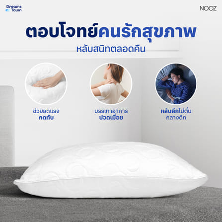 หมอนหนุนเมมโมรี่โฟม NOOZ COMFORT THE AIRLY MEMORY FOAM_3